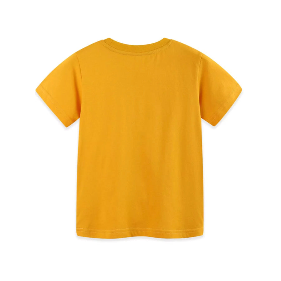 Children’s Leopard Print Short Sleeve T-Shirt Apparel and Accessories