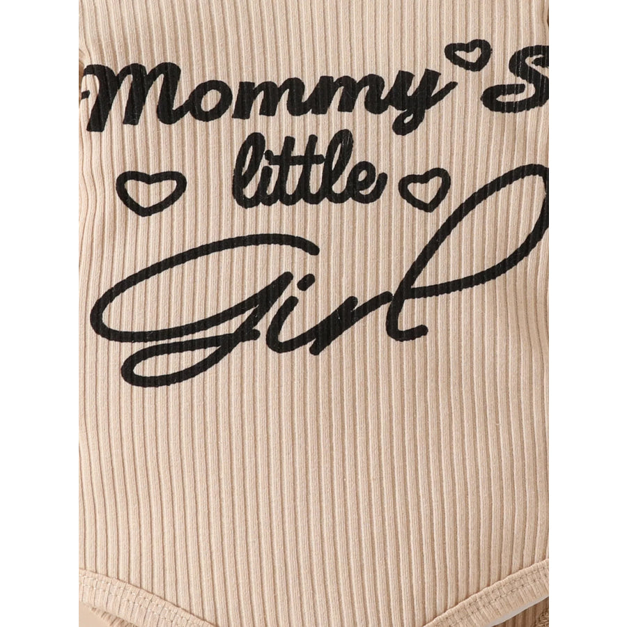 Children’s Leopard Ruffled Bodysuit and Pants Set with Headband Apparel and Accessories