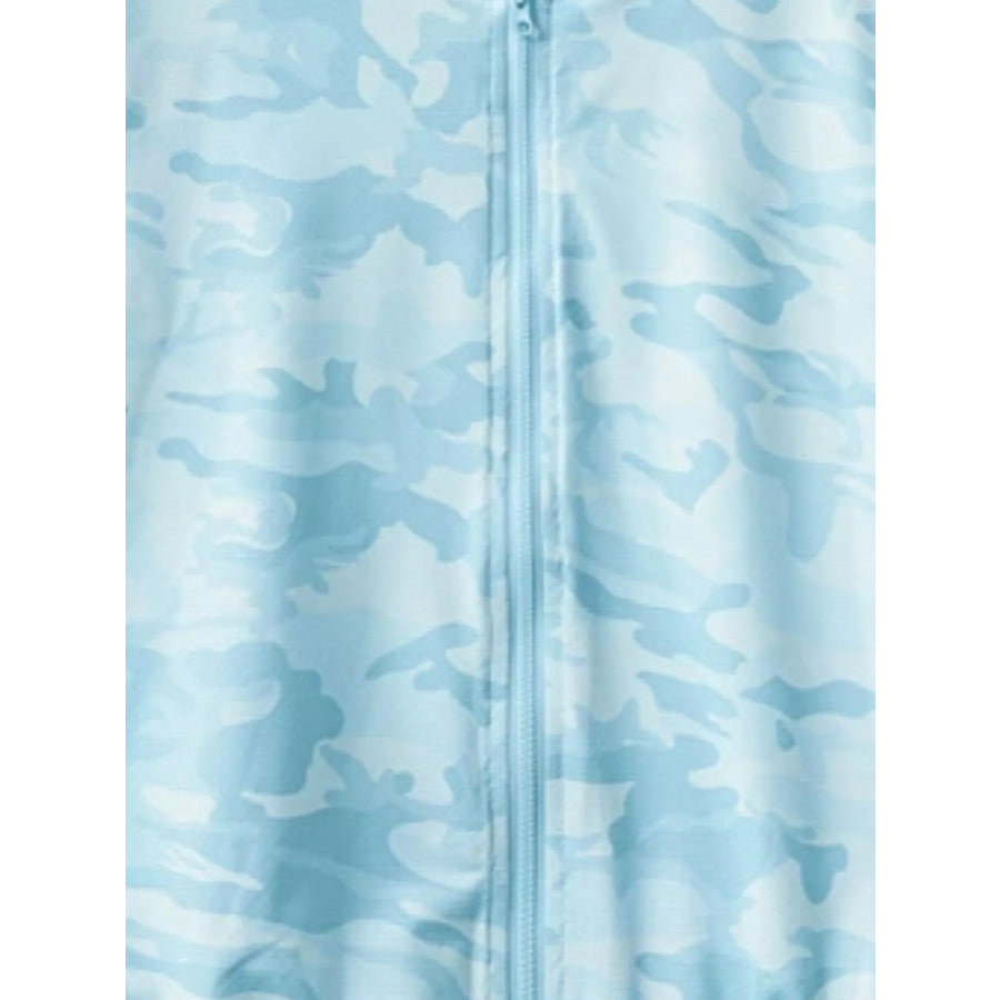 Children’s Lightweight Camouflage Hooded Sun Protection Jacket Apparel and Accessories