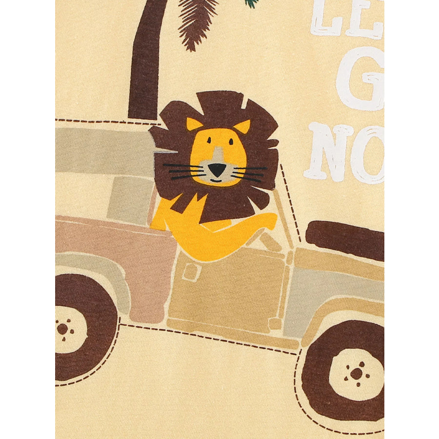 Children’s Lion Adventure Graphic Tee Apparel and Accessories
