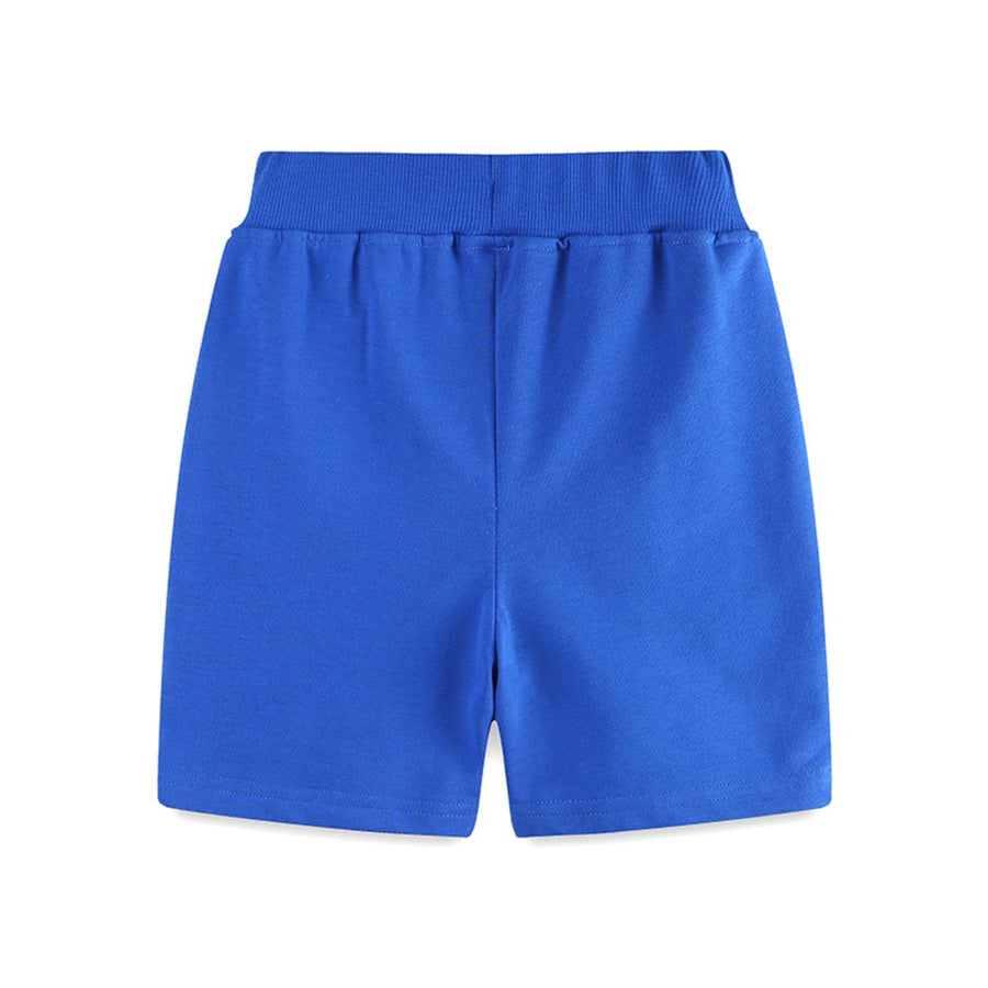 Children’s Lion Embroidered Knit Shorts Apparel and Accessories