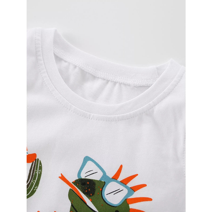 Children’s Lizard Graphic Tank Top & Shorts Set Apparel and Accessories