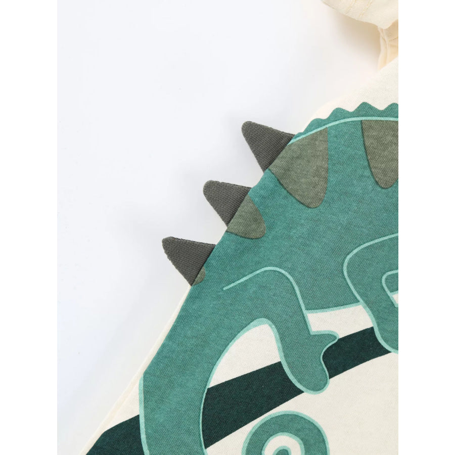 Children’s Lizard Round Neck Tee and Shorts Set Apparel and Accessories