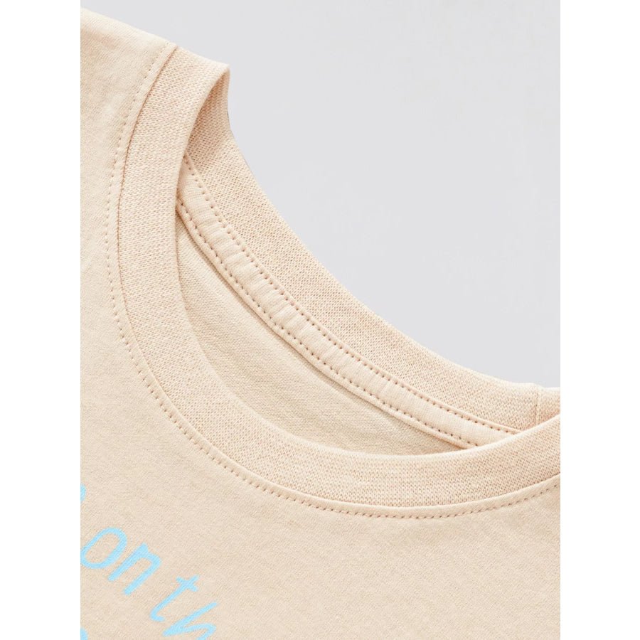 Children’s Lobster Graphic Round Neck Tee Apparel and Accessories