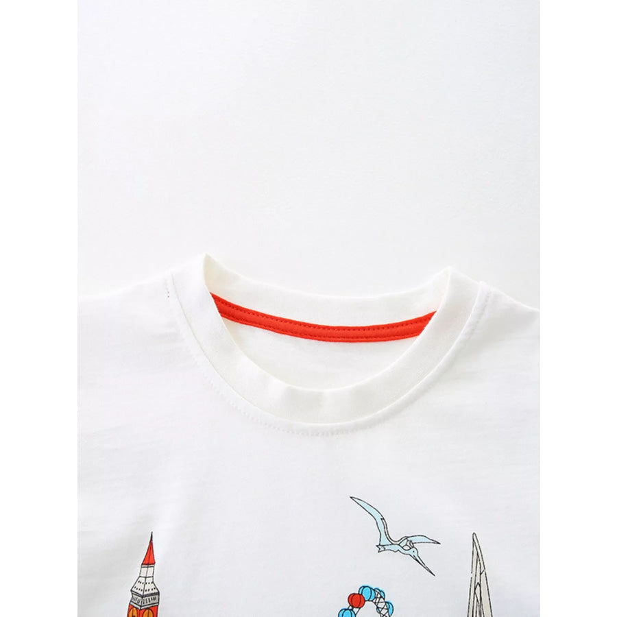 Children’s London Skyline Dinosaur Adventure T-Shirt Apparel and Accessories