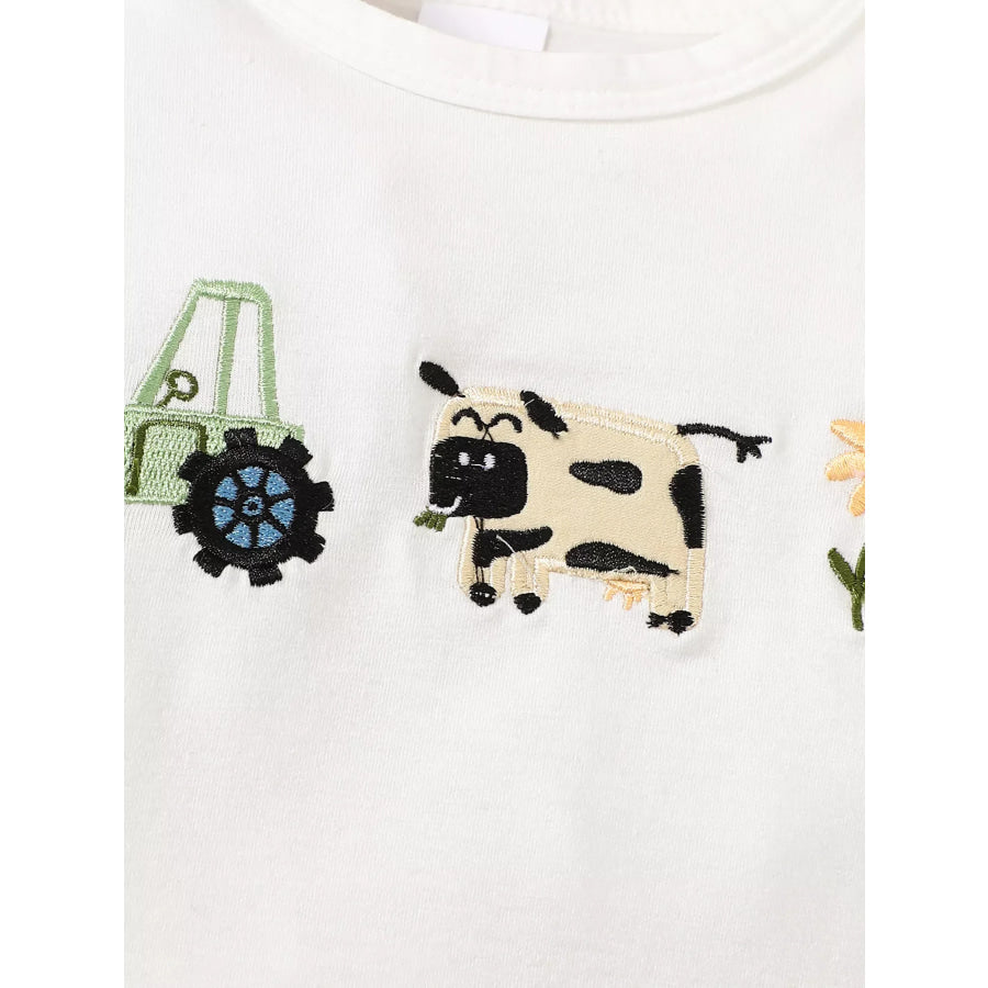 Children’s Long Sleeve Bodysuit and Pants Set with Hat Apparel and Accessories