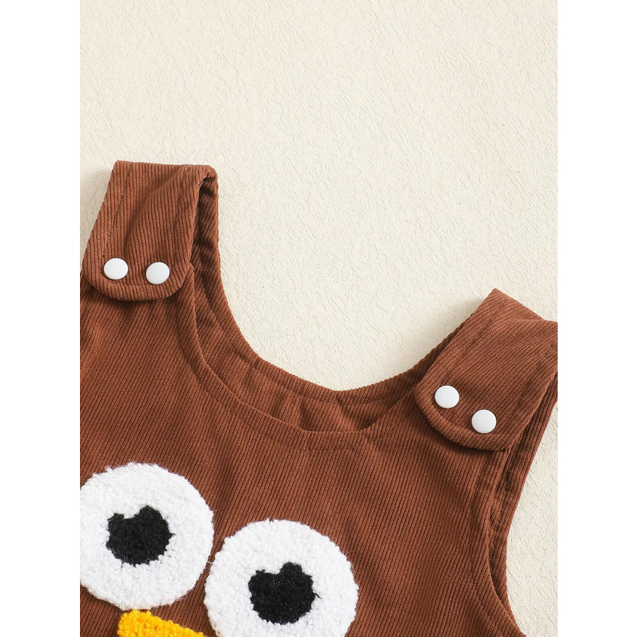 Children’s Long Sleeve Bodysuit & Thanksgiving Turkey Dress Set with Headband Apparel and Accessories