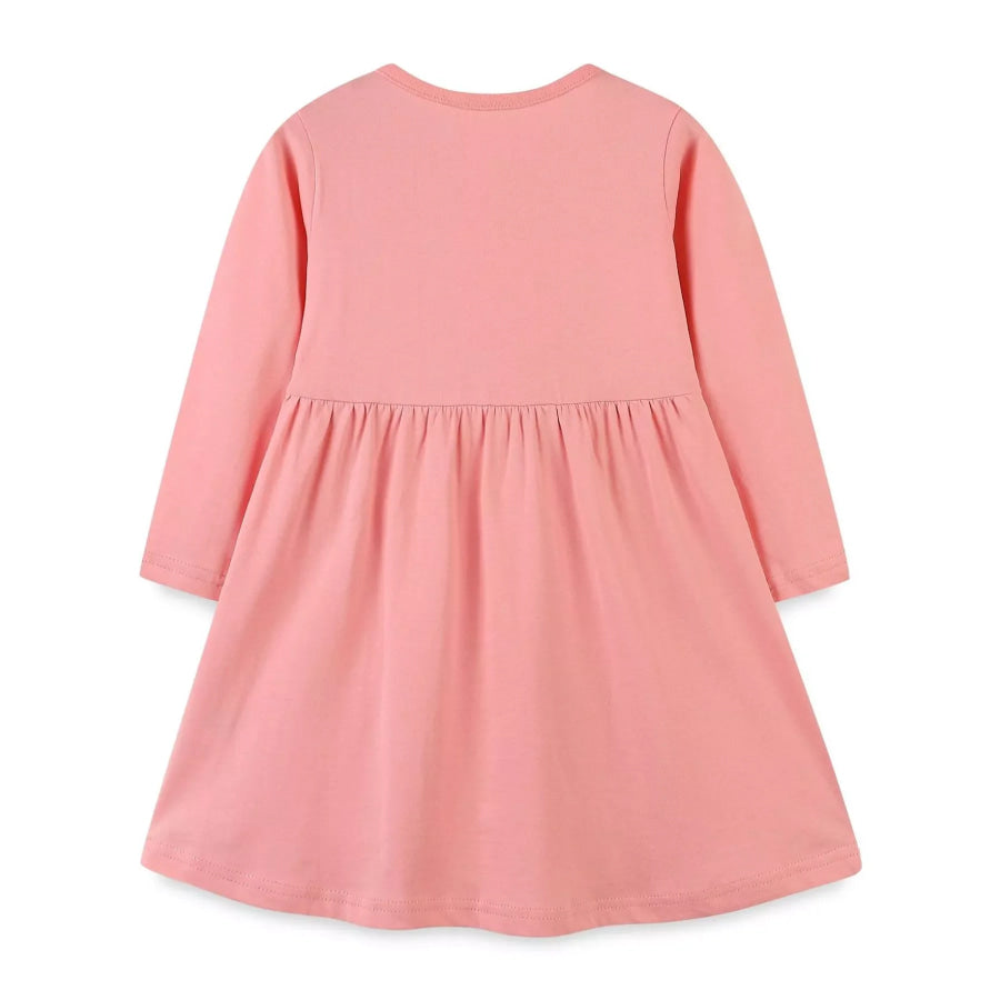 Children’s Long Sleeve Embroidered Deer Dress Apparel and Accessories