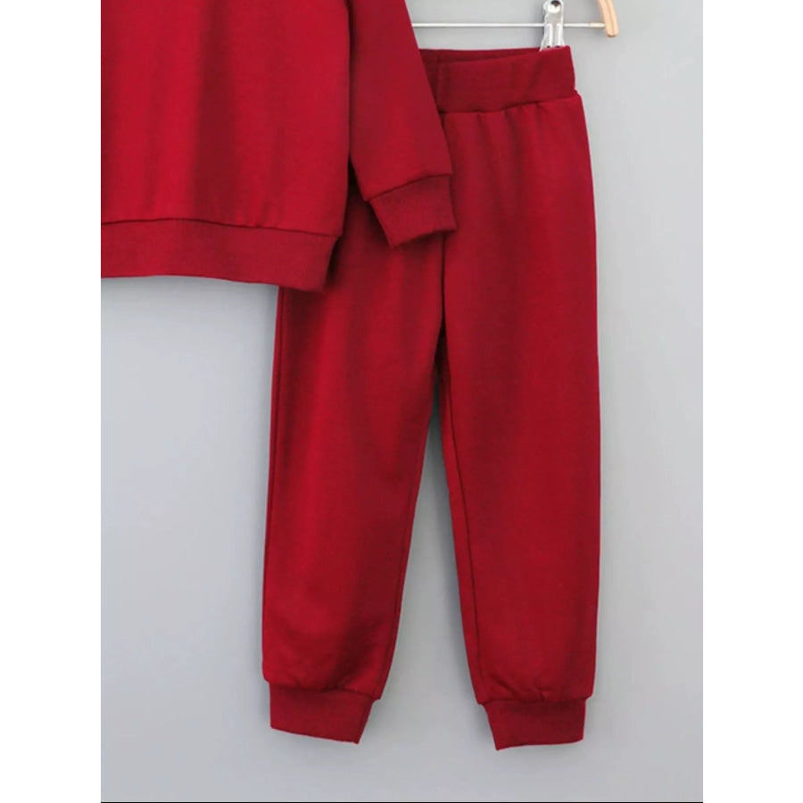 Children’s Long Sleeve Hoodie and Pants Set Apparel and Accessories