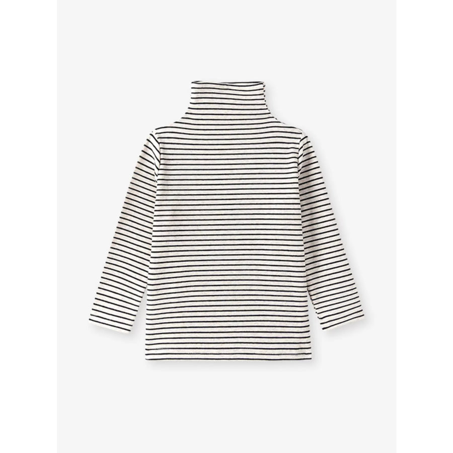 Children’s Long-Sleeve Striped Turtleneck T-Shirt Stripe / 2Y Apparel and Accessories