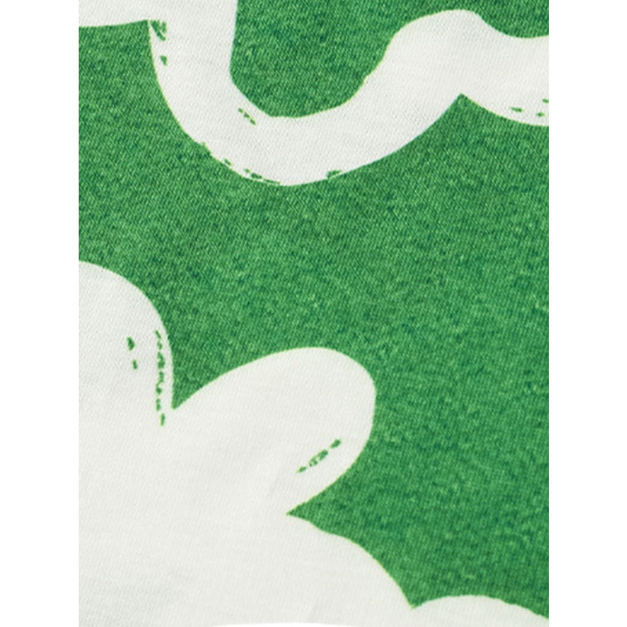 Children’s Lucky Clover Print Tee and Shorts Set Apparel and Accessories