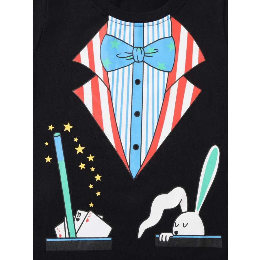 Children’s Magician Costume Graphic Short Sleeve T-Shirt Apparel and Accessories