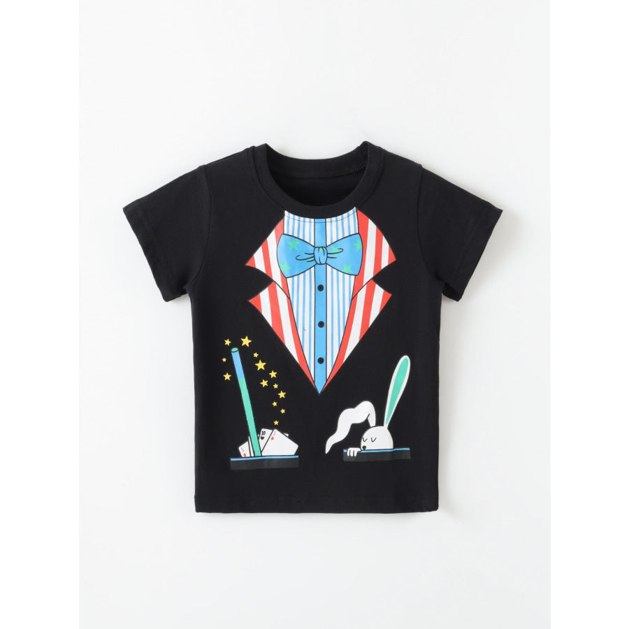 Children’s Magician Costume Graphic Short Sleeve T-Shirt Apparel and Accessories