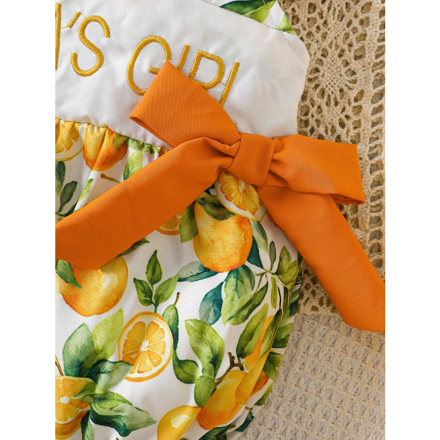 Children’s Mama’s Girl Cow Print Ruffle One-Piece Apparel and Accessories