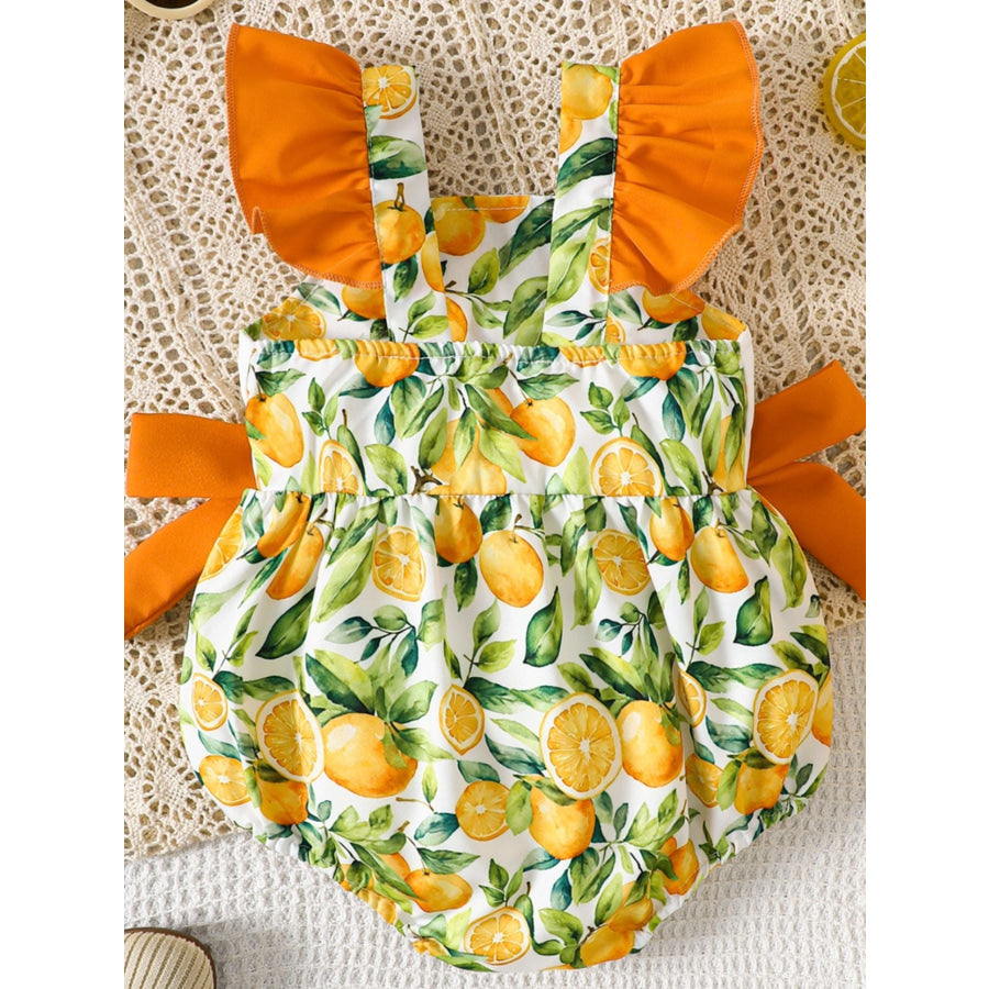 Children’s Mama’s Girl Cow Print Ruffle One-Piece Apparel and Accessories