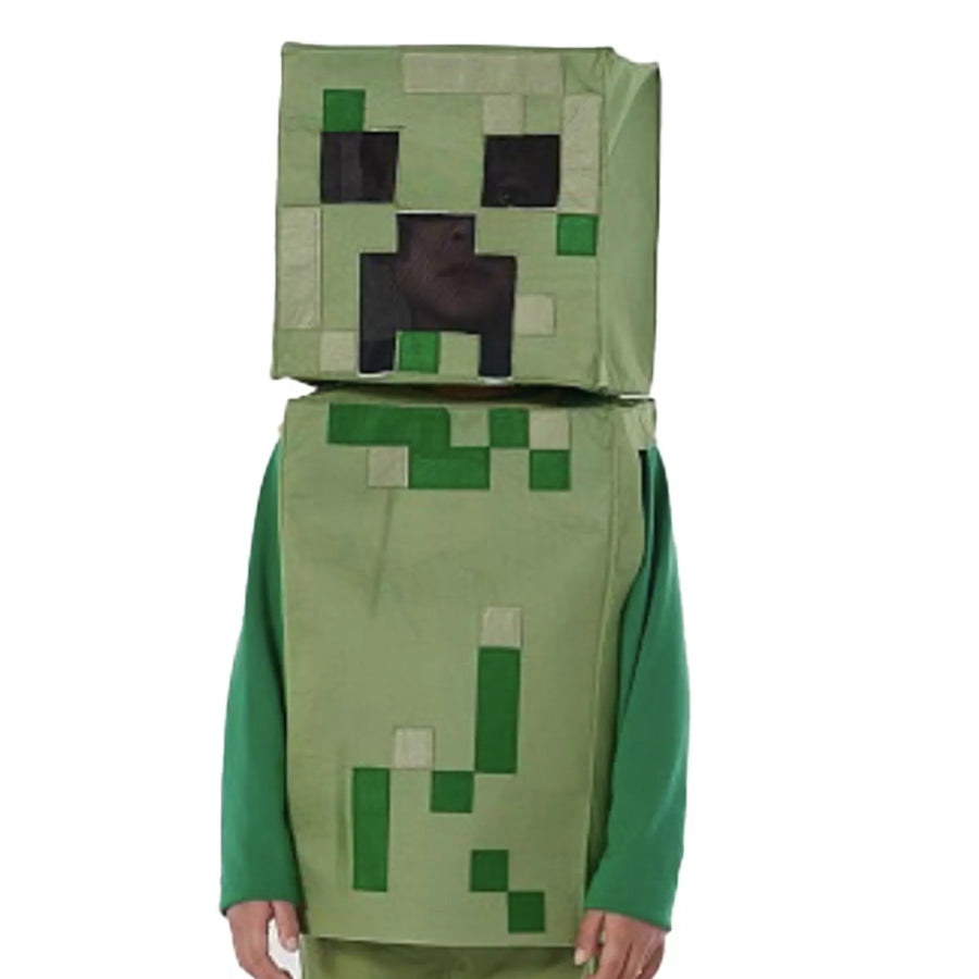 Children’s Minecraft Pixelated Print Costume Set Apparel and Accessories