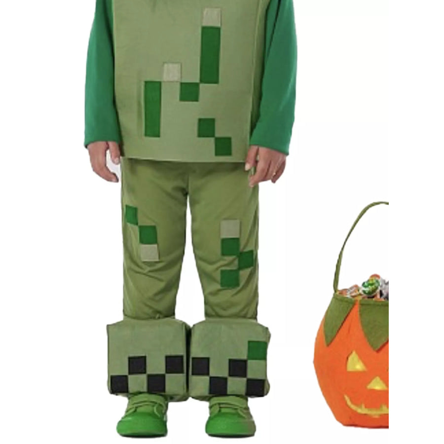 Children’s Minecraft Pixelated Print Costume Set Apparel and Accessories
