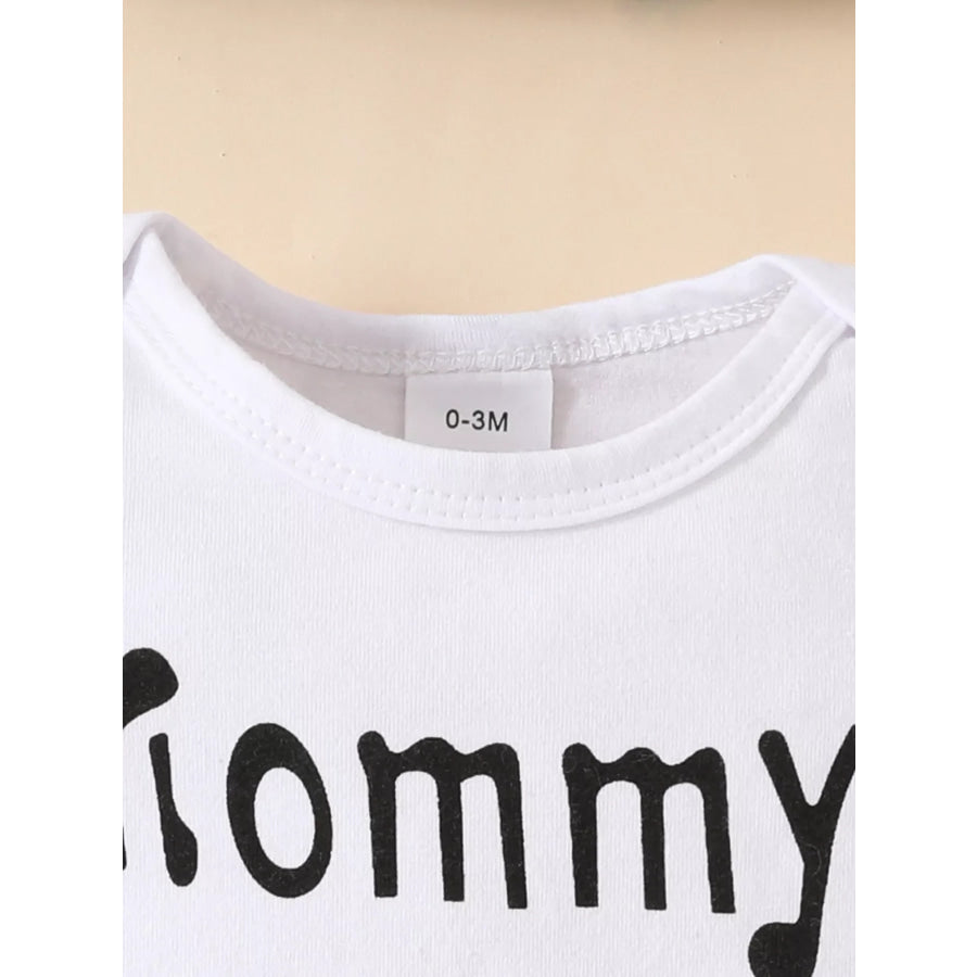 Children’s Mommy’s New Man Bodysuit and Pants Set with Hat Apparel and Accessories