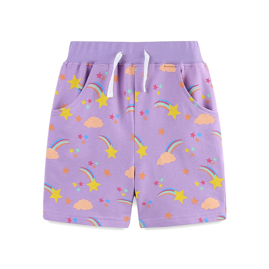 Children’s Mushroom & Butterfly Print Tee and Shorts Set Apparel and Accessories