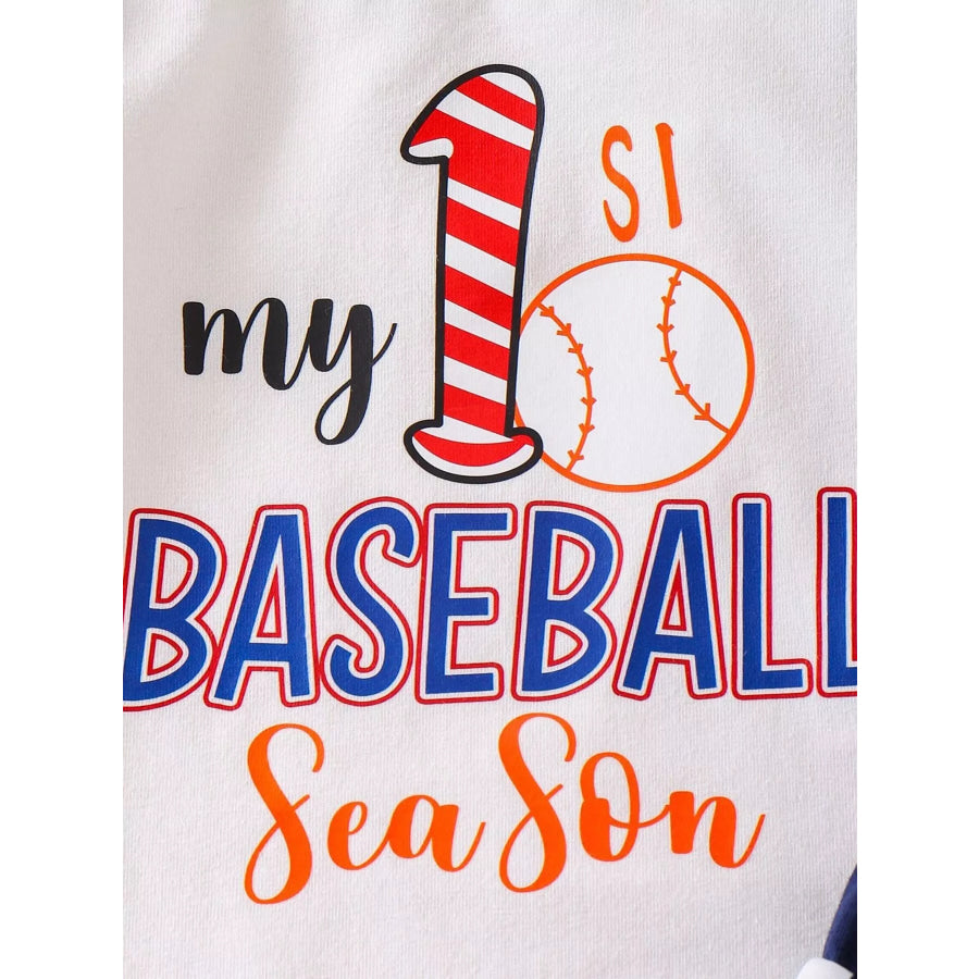 Children’s My First Baseball Season Bodysuit and Shorts Set Apparel and Accessories