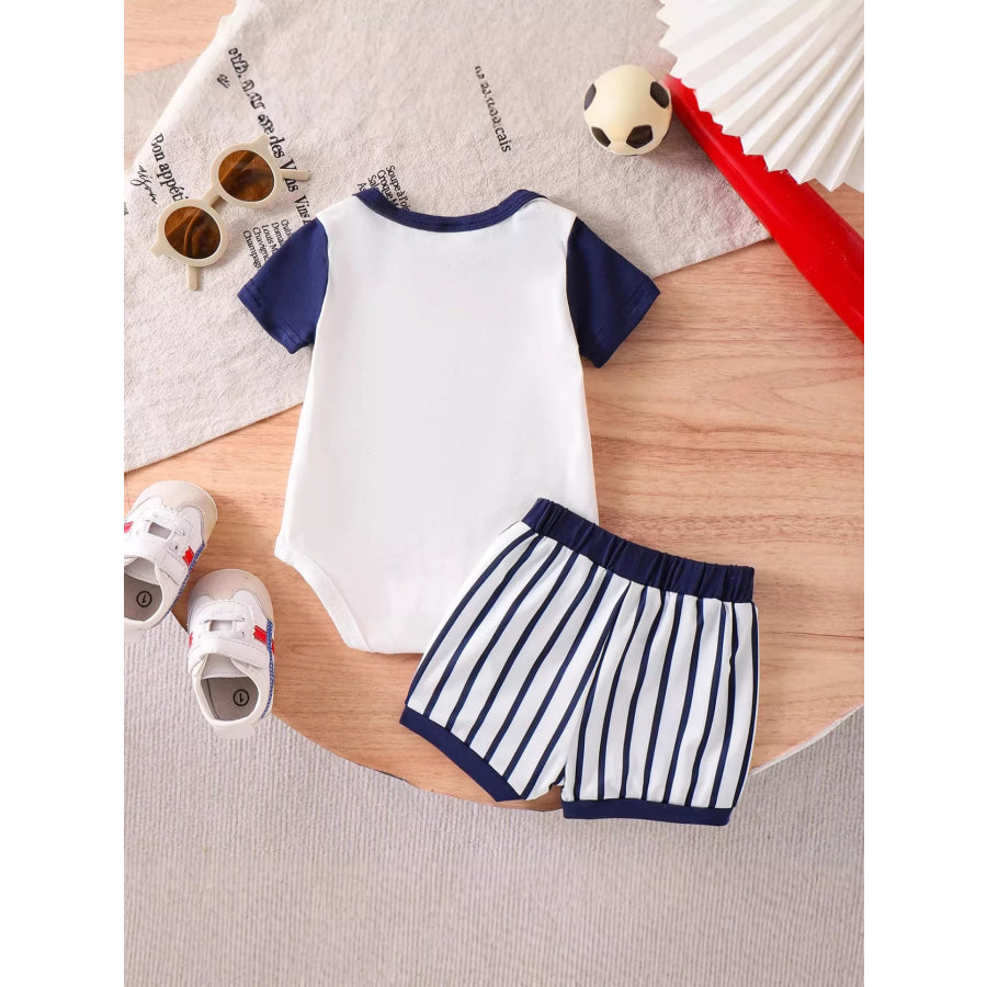 Children’s My First Baseball Season Bodysuit and Shorts Set Apparel and Accessories