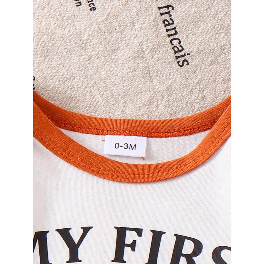 Children’s My First Baseball Season Bodysuit and Shorts Set Apparel and Accessories