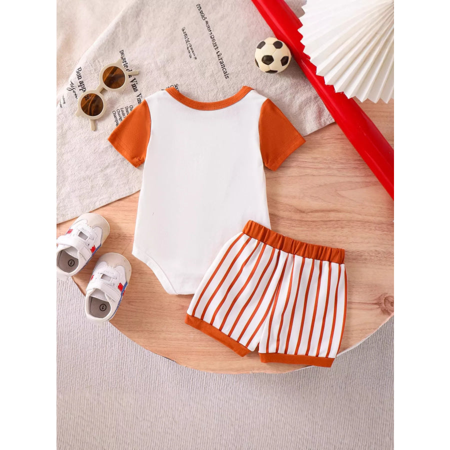Children’s My First Baseball Season Bodysuit and Shorts Set Apparel and Accessories