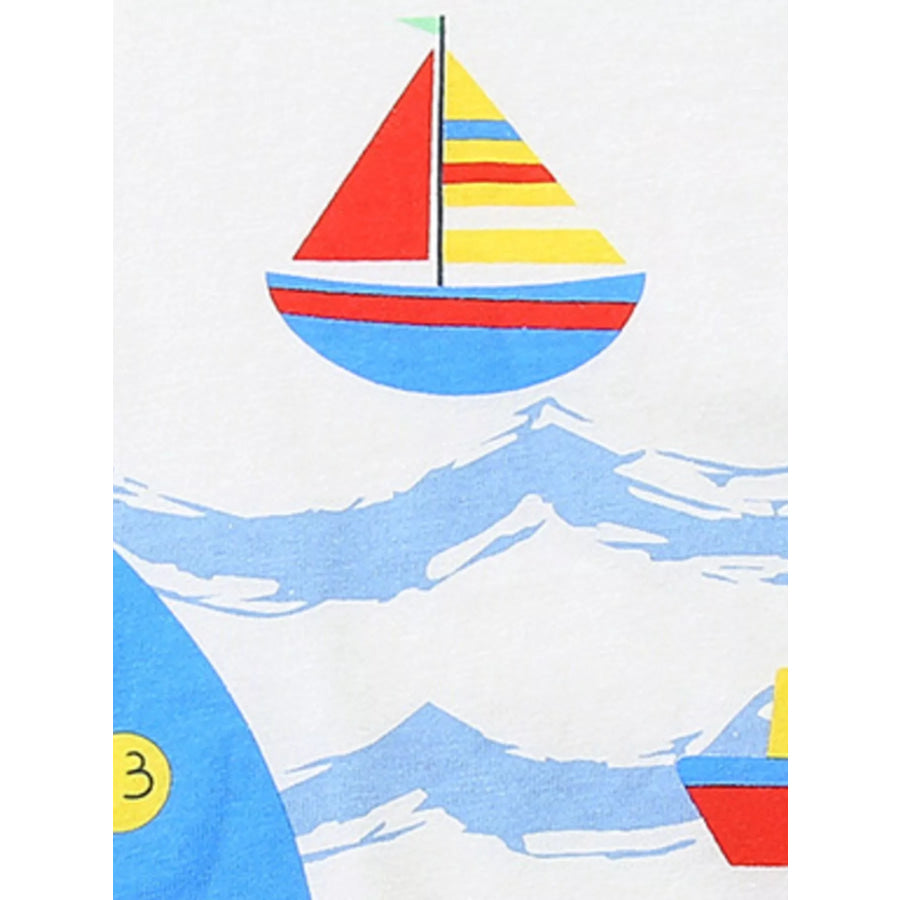 Children’s Nautical Adventure Tee and Shorts Set Apparel and Accessories