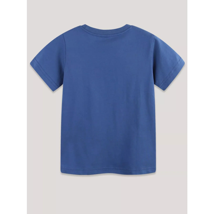 Children’s Nautical Graphic Round Neck T-Shirt Apparel and Accessories