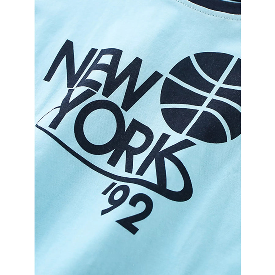 Children’s New York Basketball Graphic Casual T-Shirt Apparel and Accessories