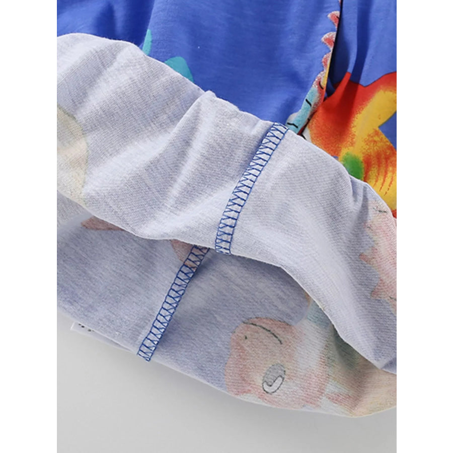 Children’s Ocean Animal Print Tee and Shorts Set Apparel and Accessories