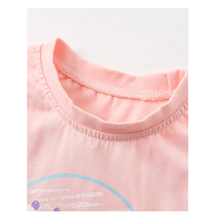 Children’s Out of This World Planet Graphic Top and Shorts Set Apparel and Accessories