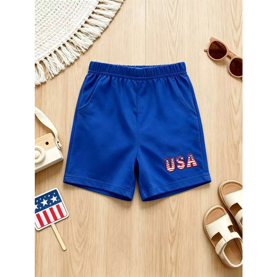 Children’s Patriotic Striped Polo & Shorts Set Apparel and Accessories