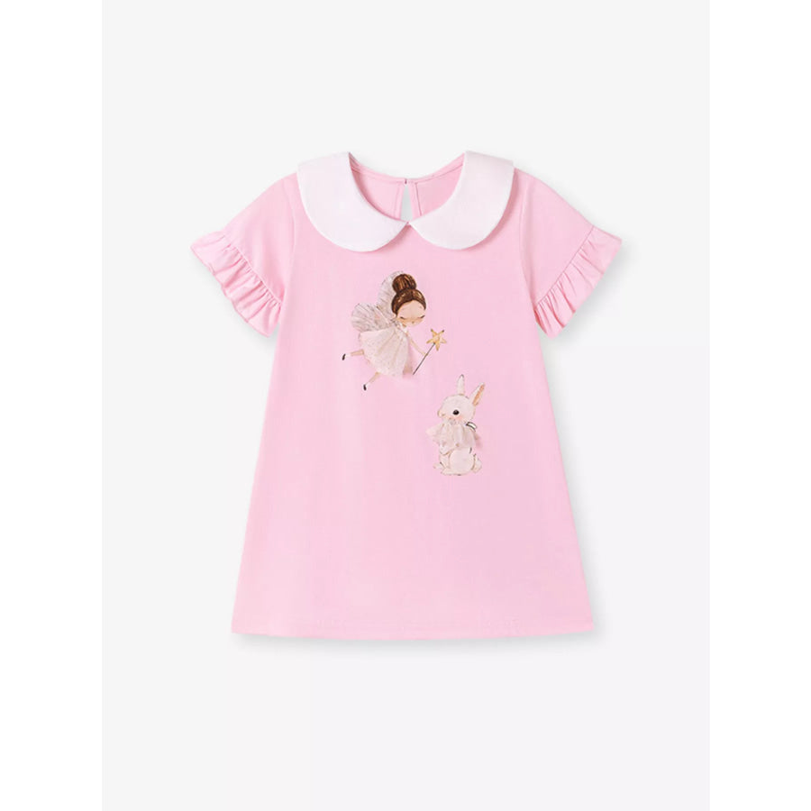 Children’s Peter Pan Collar Short Sleeve Dress Apparel and Accessories