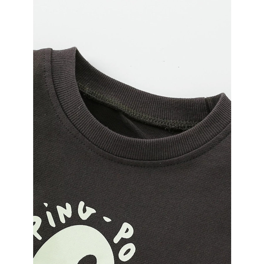 Children’s Ping-Pong Graphic Casual Sweatshirt Apparel and Accessories