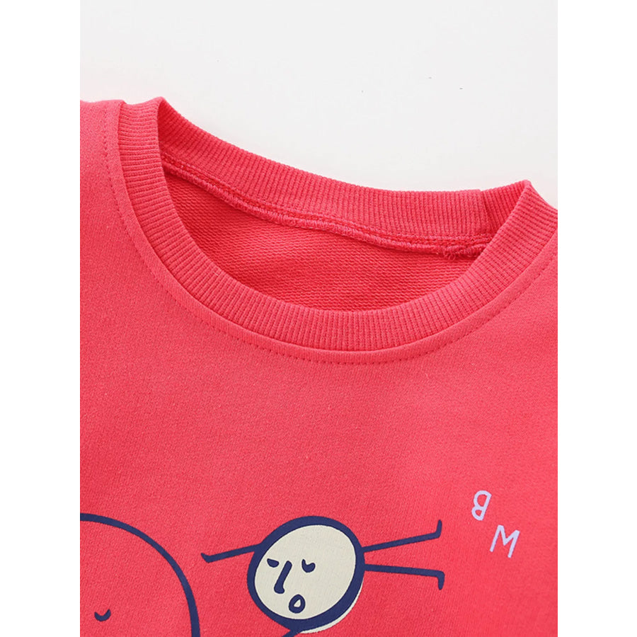 Children’s Ping Pong Graphic Crew Neck Sweatshirt Apparel and Accessories