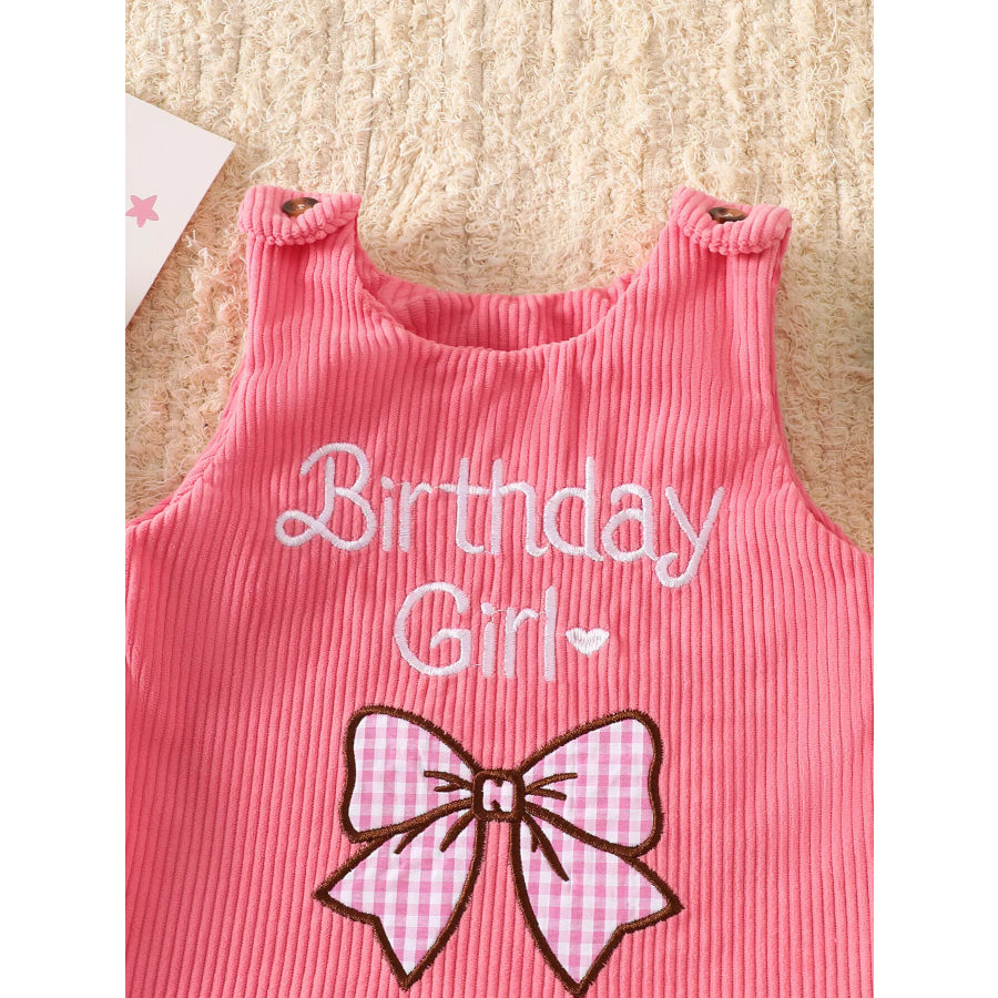 Children’s Plaid Hem Corduroy Sleeveless Dress Apparel and Accessories