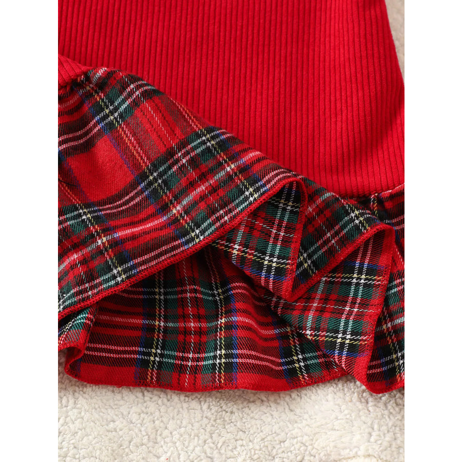 Children’s Plaid Hem Corduroy Sleeveless Dress Apparel and Accessories