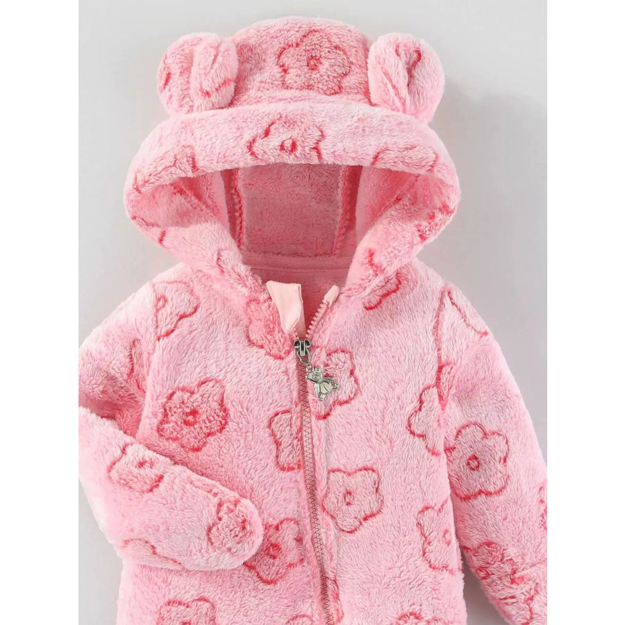 Children’s Plush Hooded One-Piece Apparel and Accessories