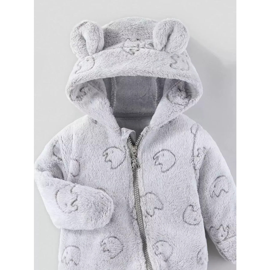 Children’s Plush Hooded One-Piece Apparel and Accessories