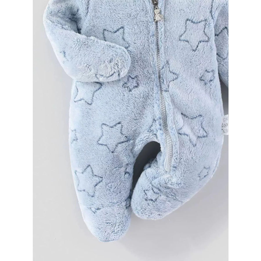 Children’s Plush Hooded One-Piece Apparel and Accessories
