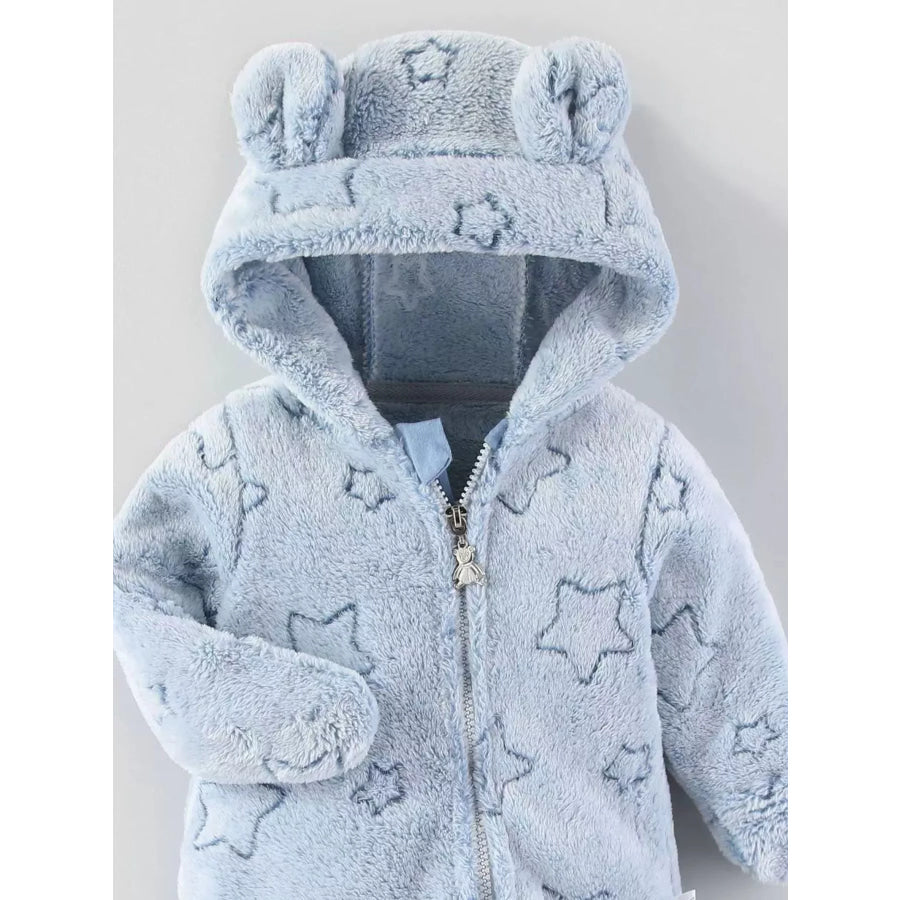 Children’s Plush Hooded One-Piece Apparel and Accessories