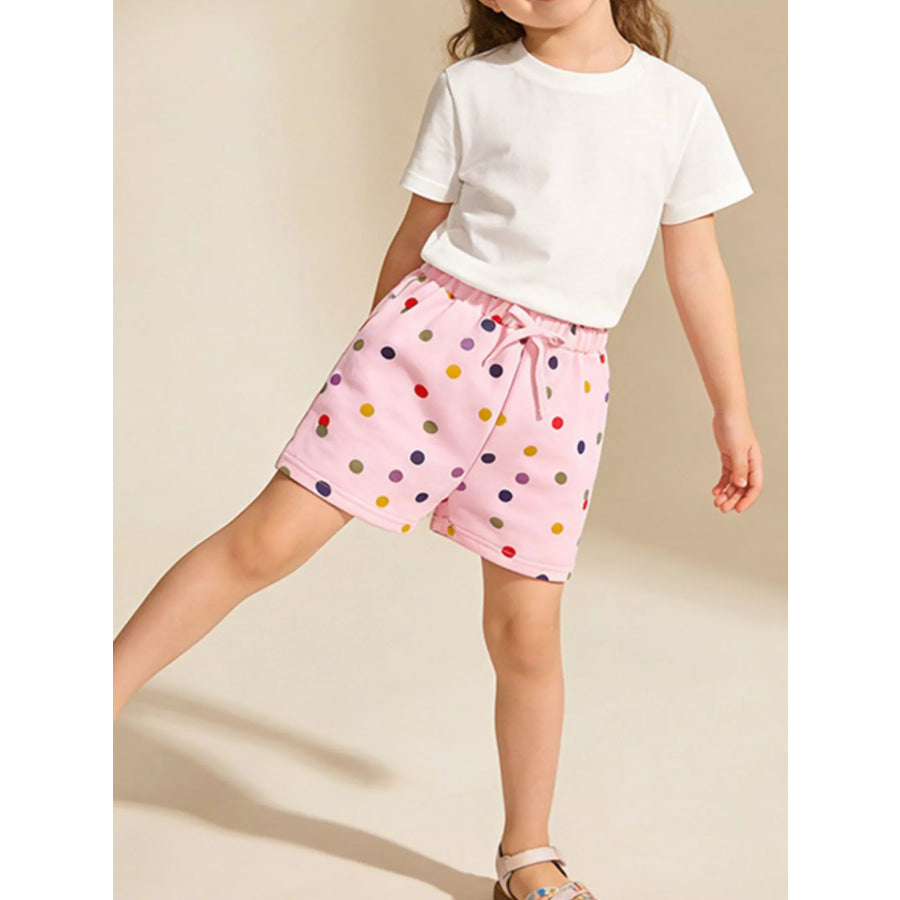 Children’s Polka Dot Drawstring Shorts Apparel and Accessories