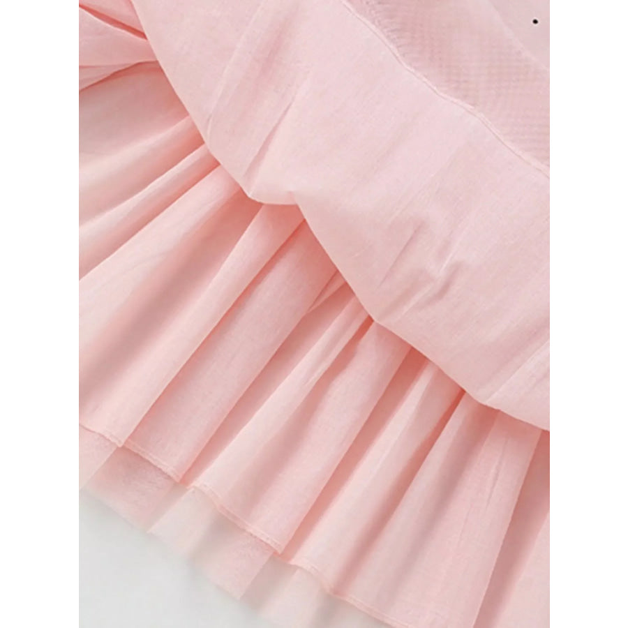 Children’s Polka Dot Round Neck Dress Apparel and Accessories