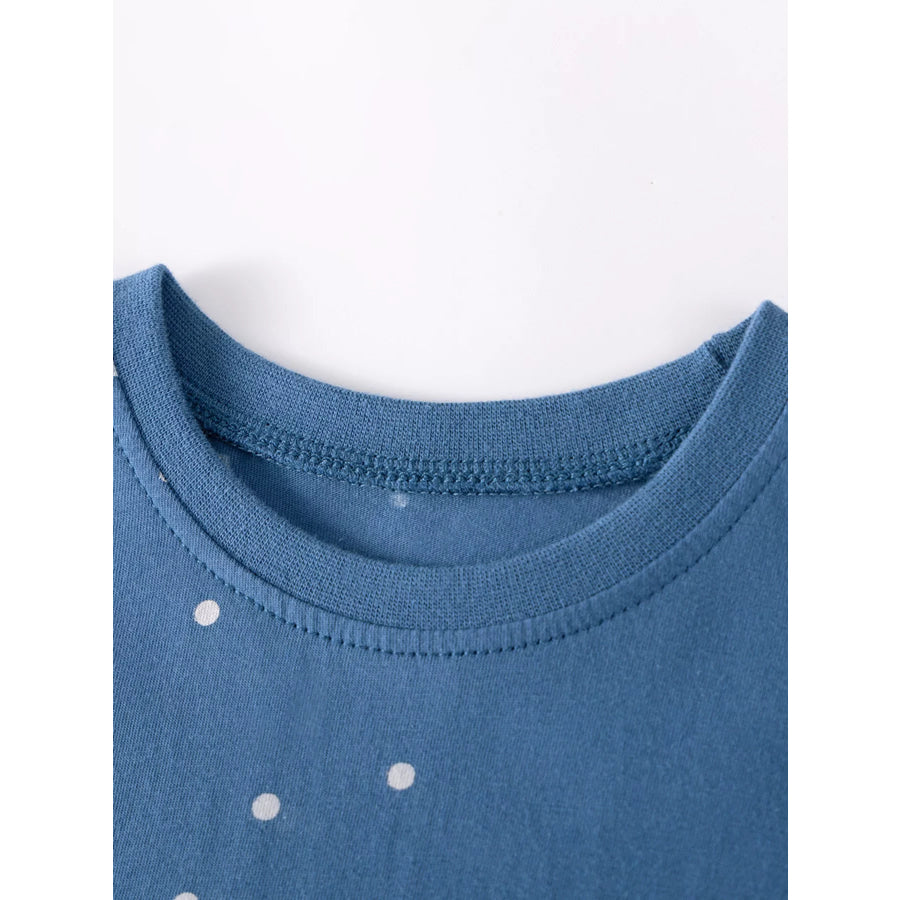 Children’s Polka Dot Short Sleeve Casual Dress Apparel and Accessories