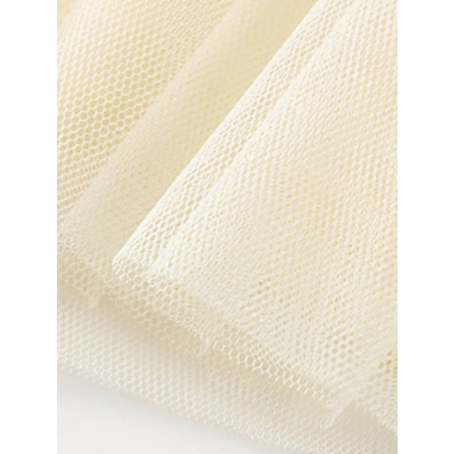 Children’s Polka Dot Short Sleeve Tulle Dress Apparel and Accessories