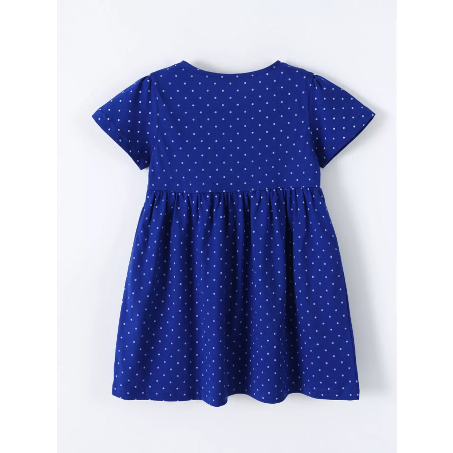 Children’s Polka Dot Unicorn Rainbow Dress Apparel and Accessories