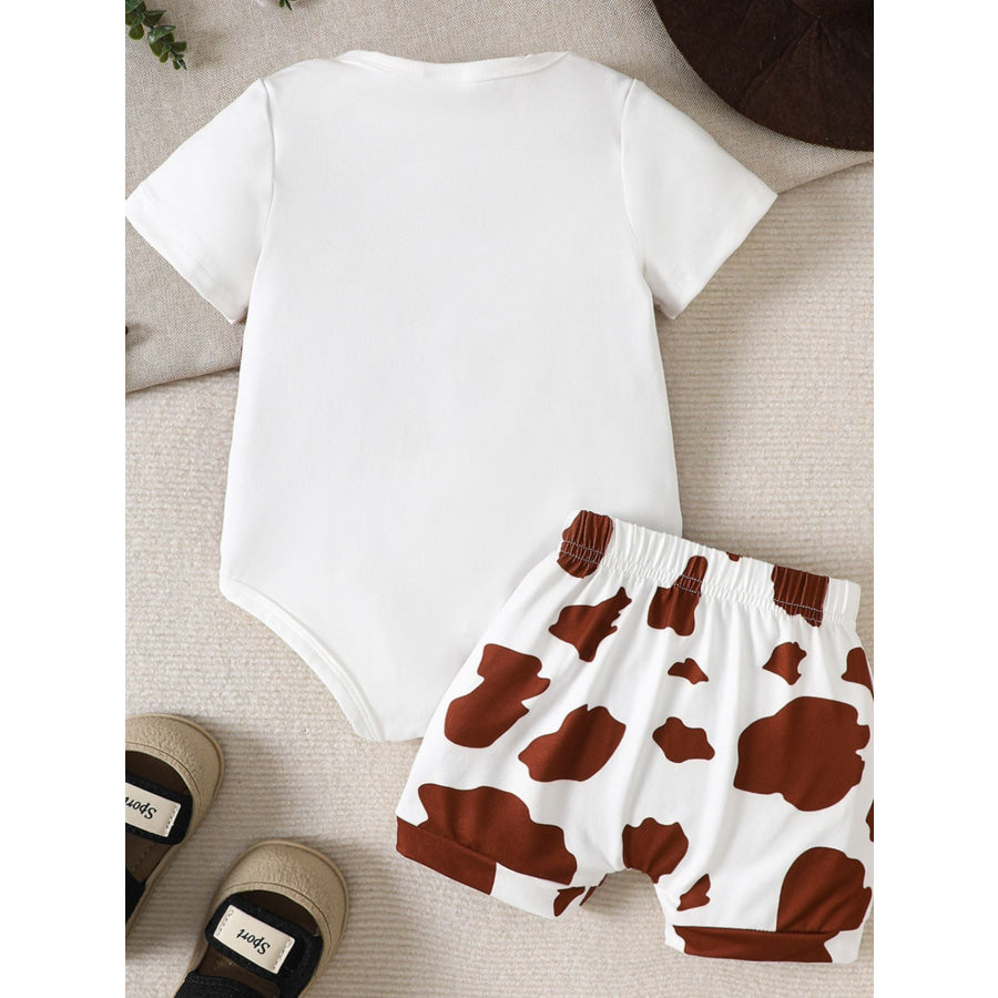 Children’s Printed Bodysuit & Shorts Set Apparel and Accessories