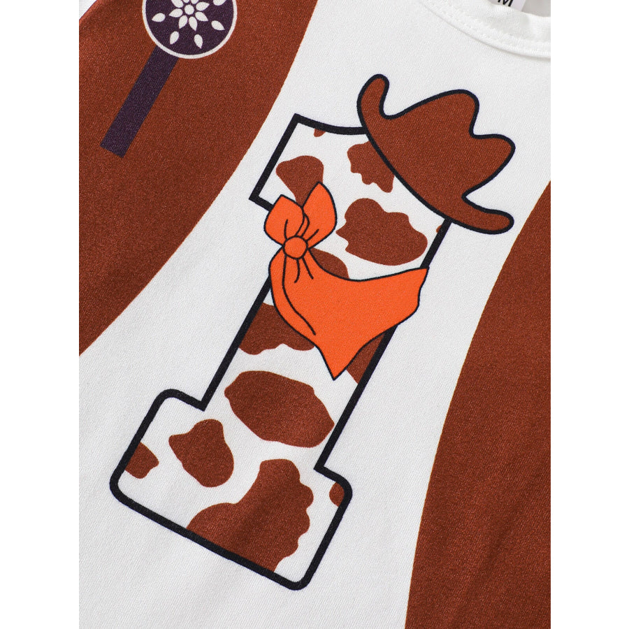 Children’s Printed Bodysuit & Shorts Set Apparel and Accessories