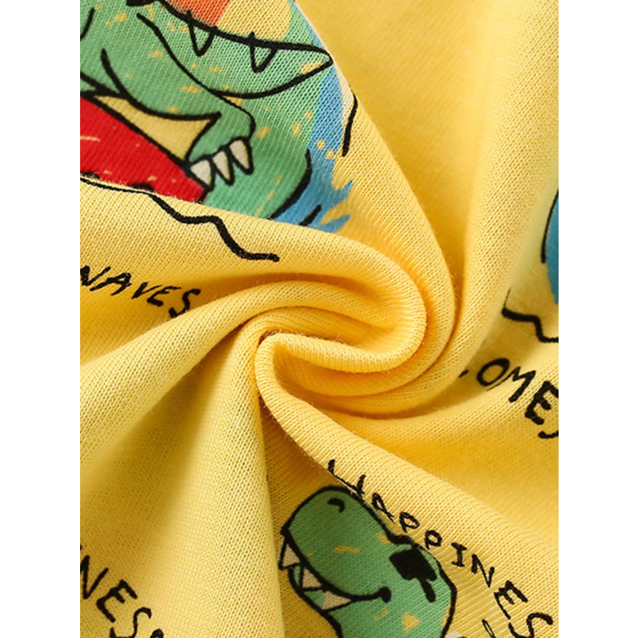 Children’s Printed Crew Neck Short Sleeve T-Shirt Apparel and Accessories